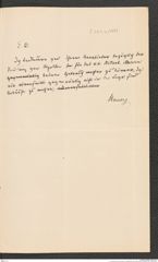 k.k. naturhistorisches Hofmuseum, Intendanzakten 1885-1896 (Hauer), Aktenzahl Z.321.a/1888, Seite 1